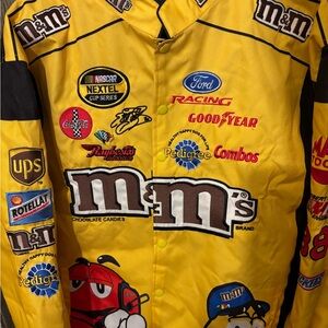 M&M's Racing 00s Elliot Sadler Pit Crew M&M’s NASCAR Chase Authentic Mens
